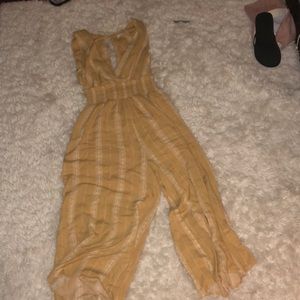 Yellow jumpsuit